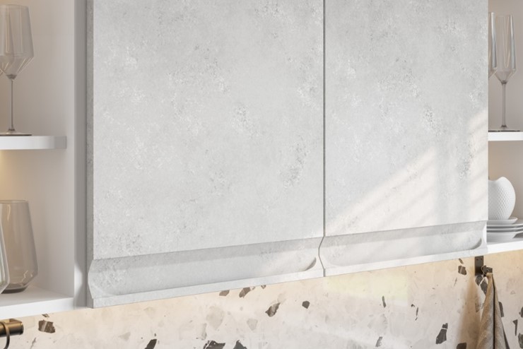 Угловой гарнитур Вельвет, бетон графит/бетон снежный в Омске - изображение 4
