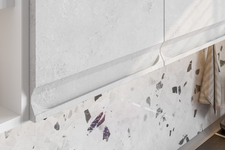 Угловой гарнитур Вельвет, бетон графит/бетон снежный в Омске - изображение 5