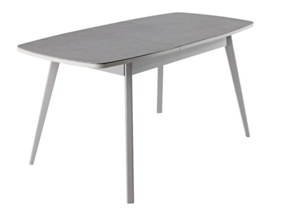 Кухонный раздвижной стол Артктур, Керамика, grigio серый, 51 диагональные массив серый в Омске - изображение