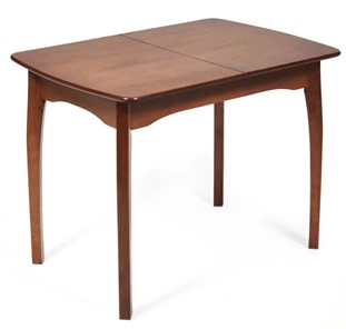 Обеденный раздвижной стол Caterina, бук/мдф, 100+30x70x75, коричневый арт.14122 в Омске