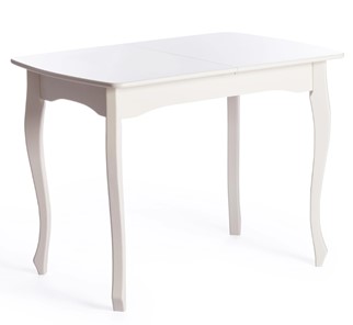 Кухонный раздвижной стол Caterina Provence, бук/мдф, 100+30x70x75, Ivory white арт.19129 в Омске