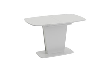 Кухонный раскладной стол Честер тип 2, цвет Белый/Стекло белый глянец в Омске - предосмотр