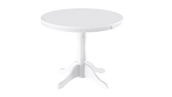 Обеденный раздвижной стол Орландо Т1, цвет Белый матовый (Б-111.02.1) в Омске - изображение