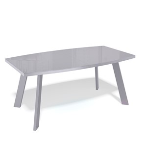 Стеклянный обеденный стол SL1600 (серый/стекло серое глянец) в Омске
