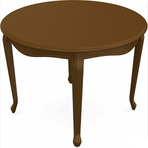Обеденный круглый стол Кабриоль исп. Круг 1250, тон 2 (Морилка/Эмаль) в Омске