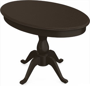 Обеденный раздвижной стол Фабрицио-1 исп. Эллипс, Тон 8 Покраска + патина с прорисовкой (на столешнице) в Омске