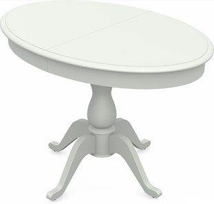 Кухонный стол раскладной Фабрицио-1 исп. Эллипс, Тон 9 Покраска + патина с прорисовкой (на столешнице) в Омске