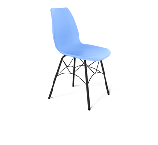 Обеденный стул SHT-ST29/S107 (голубой pan 278/черный муар) в Омске