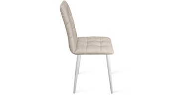 Обеденный стул Аспен К1С (Белый матовый/Микровелюр Duna Brilliant) в Омске - предосмотр 1