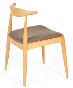 Обеденный стул BULL бук/ткань 54,5x54x75 Натуральный арт.19586 в Омске - предосмотр 1