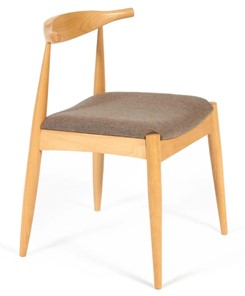 Обеденный стул BULL бук/ткань 54,5x54x75 Натуральный арт.19586 в Омске - предосмотр