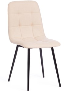 Обеденный стул CHILLY MAX 45х54х90 бежевый 08/черный арт.18289 в Омске