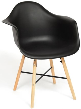 Кресло CINDY (EAMES) (mod. 919) 60х62х79 черный арт.19050 в Омске - изображение