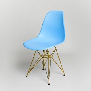 Кухонный стул DSL 110 Gold (голубой) в Омске