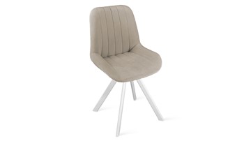 Обеденный стул Марвел Исп. 2 К2 (Белый матовый/Велюр Confetti Smoke) в Омске
