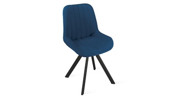 Обеденный стул Марвел Исп. 2 К2 (Черный муар/Велюр Confetti Blue) в Омске