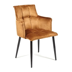 Обеденный стул SASKIA (mod. 8283) 55х61х85 коричневый (G-062-61)/черный в Омске