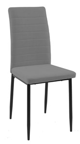 Обеденный стул Текс, микровелюр B22 grey, ножки черные в Омске