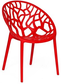 Обеденное кресло BUSH (mod.017) пластик 60*58,5*80 красный, арт.11726 в Омске