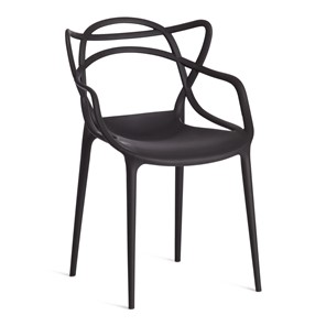Стул Cat Chair (mod.028) пластик, 54,5*56*84 черный, арт.19627 в Омске