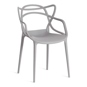 Стул кухонный Cat Chair (mod.028) пластик, 54,5*56*84 серый, арт.13276 в Омске