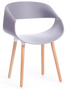 Обеденный стул QXX (mod. C1058) 54х56х78 серый 024 /натуральный арт.15194 в Омске