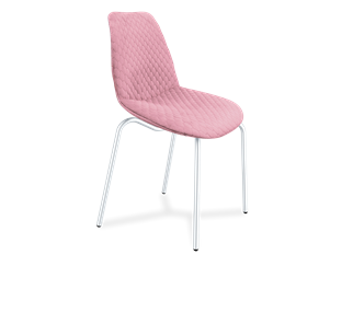 Обеденный стул SHT-ST29-С22 / SHT-S130 HD (розовый зефир/хром лак) в Омске