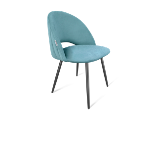 Обеденный стул SHT-ST34-1 / SHT-S95-1 (голубая пастель/черный муар) в Омске