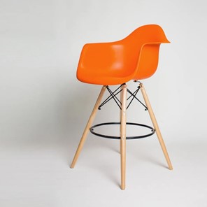 Барный стул DSL 330 Wood bar (оранжевый) в Омске