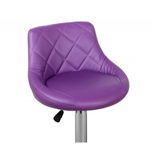 Барный стул Комфорт с мягкой спинкой WX-2396 экокожа фиолетовый в Омске - предосмотр 2