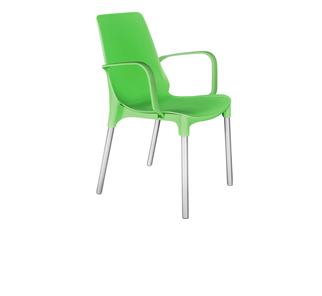 Обеденный стул SHT-ST76/S424 (зеленый/хром лак) в Омске