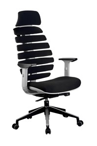 Компьютерное кресло Riva Chair SHARK (Черный/серый) в Омске