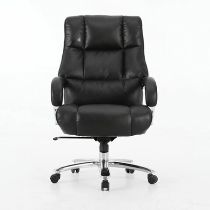Офисное кресло Brabix Premium Bomer HD-007 (рециклированная кожа, хром, черное) 531939 в Омске - изображение