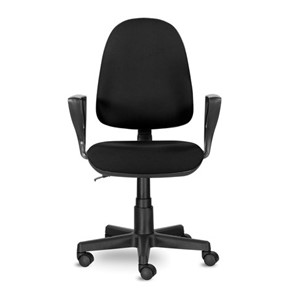 Кресло офисное Brabix Prestige Ergo MG-311 (регулируемая эргономичная спинка, ткань, черное) 531872 в Омске