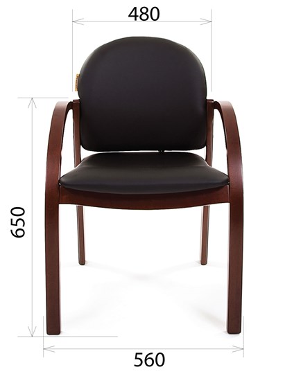 Офисное кресло CHAIRMAN 659 Экокожа черная в Омске - изображение 1