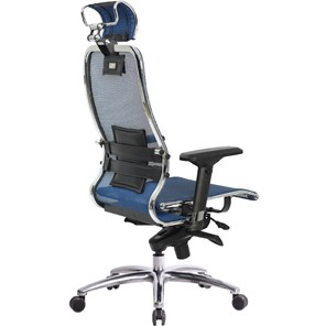 Офисное кресло Samurai S-3.04, синий в Омске - предосмотр 3