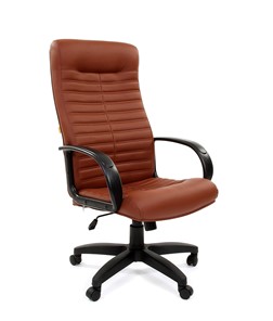 Компьютерное кресло CHAIRMAN 480 LT, экокожа, цвет коричневый в Омске