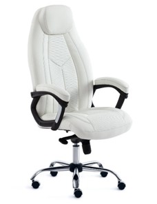 Компьютерное кресло BOSS Lux, кож/зам, белый, арт.15307 в Омске