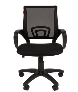 Офисное кресло CHAIRMAN 696 black Сетчатый акрил DW62 черный в Омске - предосмотр 1