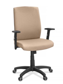 Офисное кресло Alfa A/MK/1D, ткань Bahama / бежевая в Омске - предосмотр