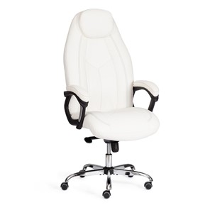 Компьютерное кресло BOSS Lux, кож/зам, белый, арт.21152 в Омске