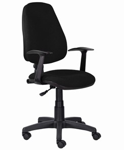 Офисное кресло Brabix Comfort MG-321, регулируемая эргономичная спинка, ткань, черное в Омске