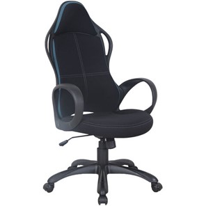 Офисное кресло Brabix Premium Force EX-516 (ткань, черное/вставки синие) 531572 в Омске