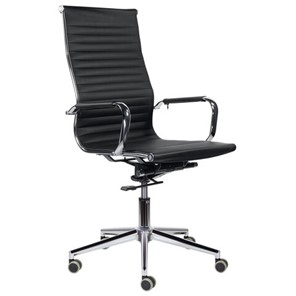 Кресло офисное BRABIX PREMIUM "Intense EX-531", экокожа, хром, черное, 532540 в Омске