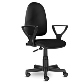 Компьютерное кресло Brabix Prestige Ergo MG-311 (регулируемая эргономичная спинка, кожзам, черное) 531877 в Омске