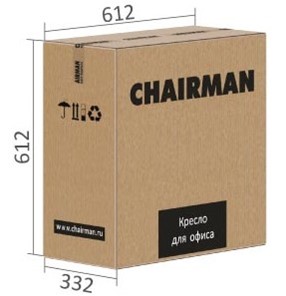 Кресло офисное CHAIRMAN 661 Ткань стандарт 15-21 черная в Омске - предосмотр 5