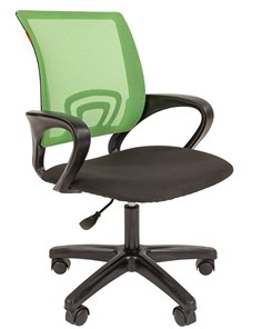 Компьютерное кресло CHAIRMAN 696 black LT, зеленое в Омске