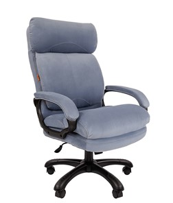 Офисное кресло CHAIRMAN HOME 505, велюр голубое в Омске - предосмотр