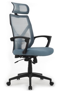 Офисное кресло Design OLIVER W-203 AC, Синий в Омске - предосмотр