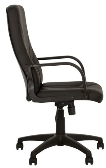 Офисное кресло MANAGER (PL64) экокожа ECO-30, черная в Омске - изображение 2
